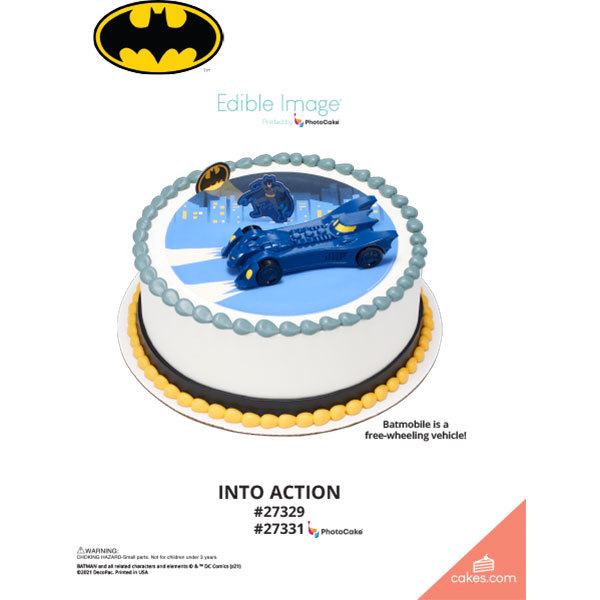 Batman™ Into Action DecoSet® The Magic of Cakes® Page