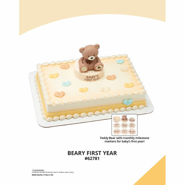 Beary First Year The Magic of Cakes® Icing Only Page
