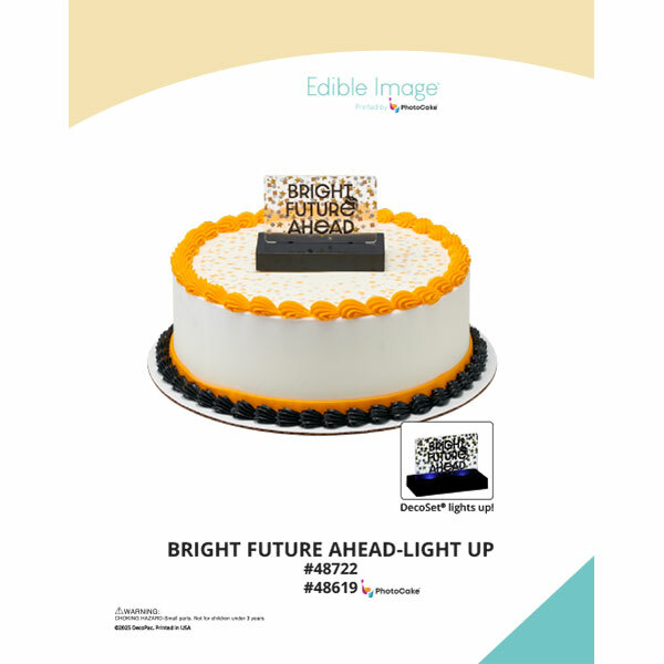 Bright Future Ahead The Magic of Cakes® PhotoCake® Enhanced Round Background Page