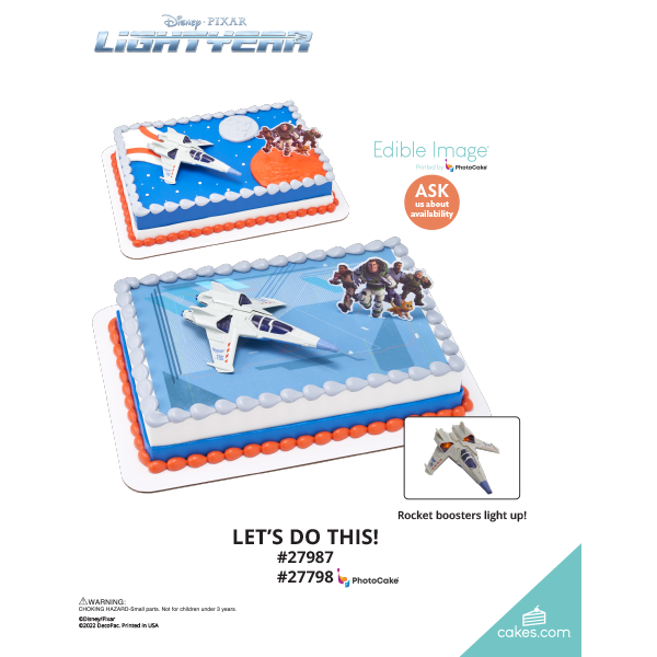 Disney and Pixar’s Lightyear Let’s Do This! The Magic of Cakes® Page