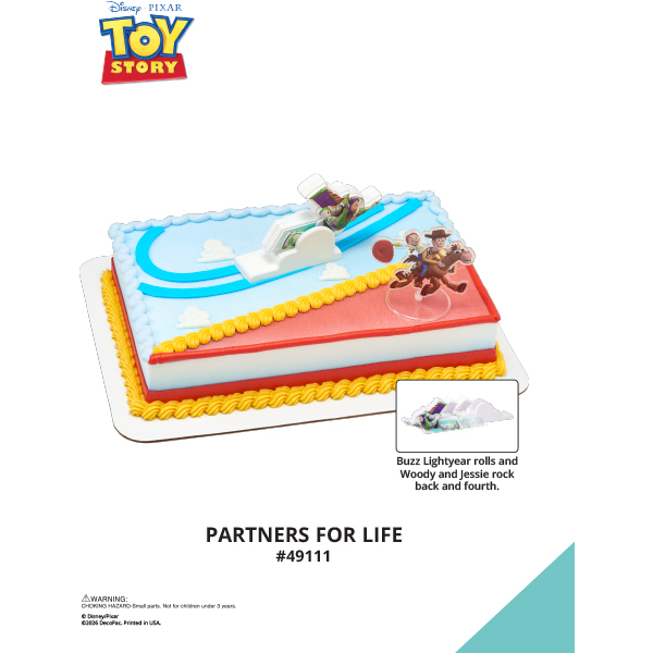 Disney and Pixar's Toy Story Partners For Life The Magic of Cakes® Icing Only Page