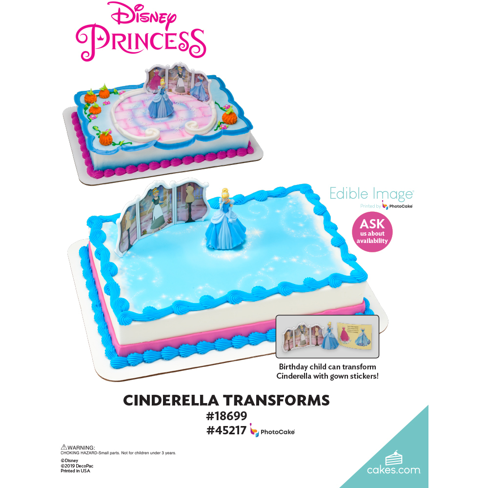 Disney Princess Cinderella Transforms The Magic of Cakes® Page