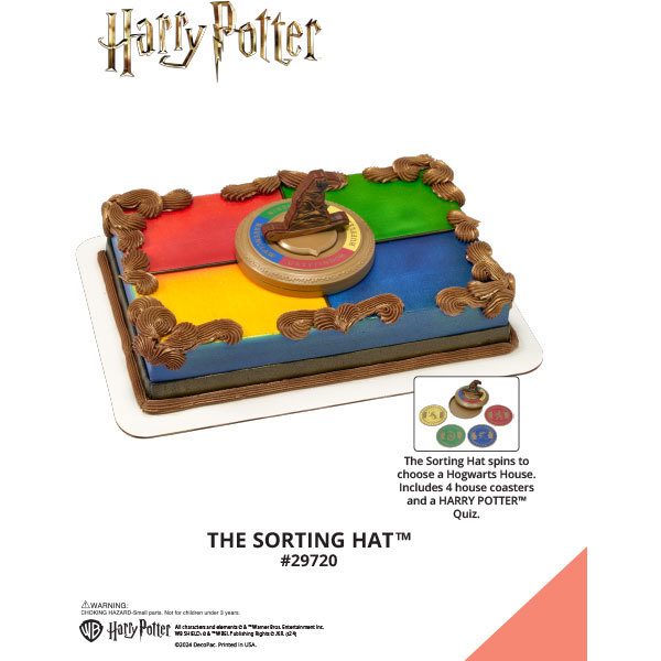 HARRY POTTER™ The Sorting Hat™ The Magic of Cakes® Icing Only Page