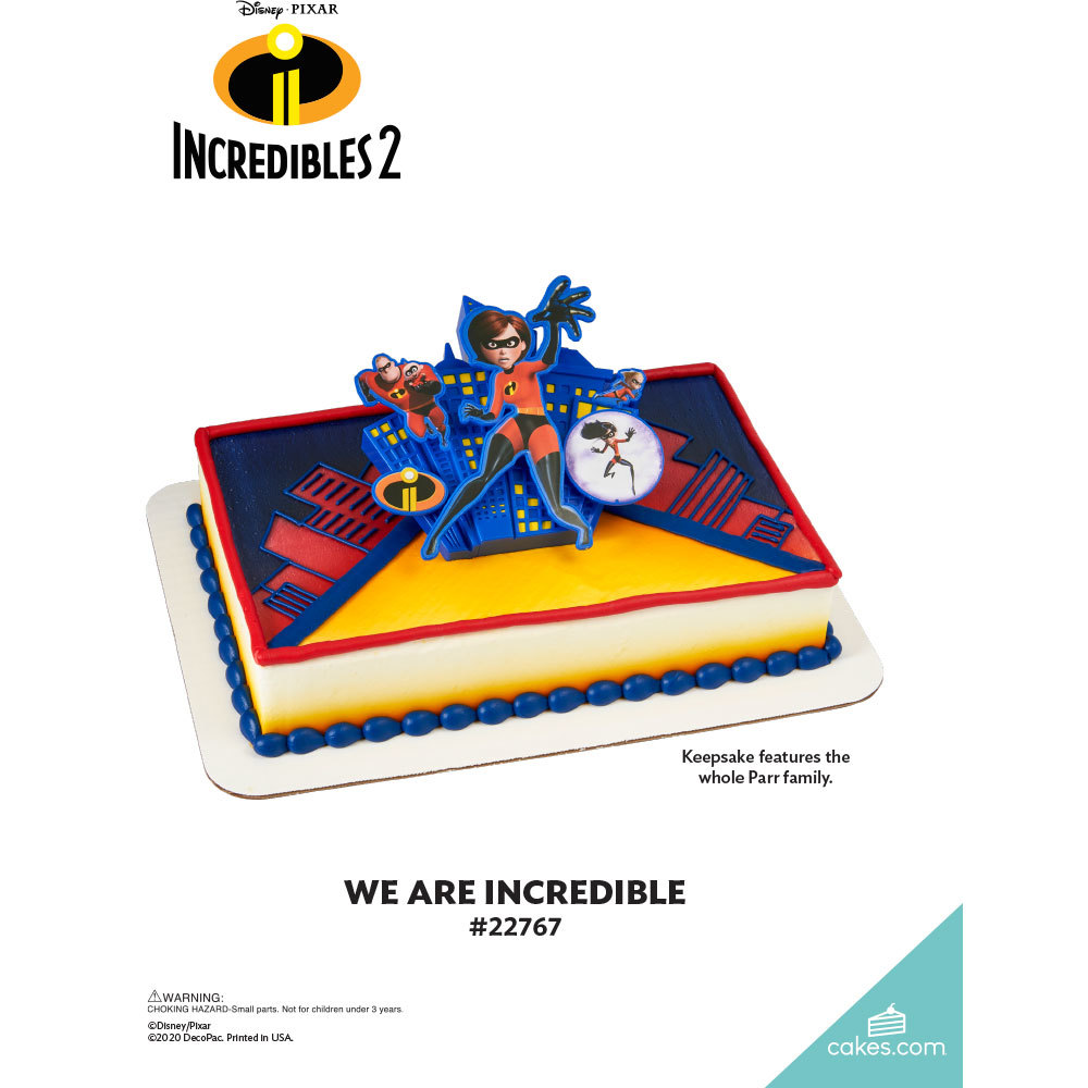 Incredibles 2 We are Incredible The Magic of Cakes® Page