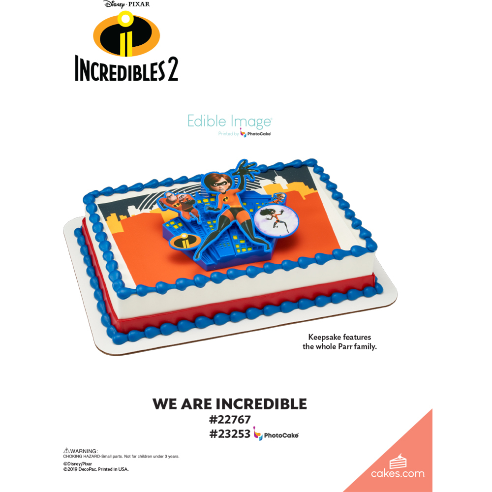 Incredibles 2 We are Incredible The Magic of Cakes® Page