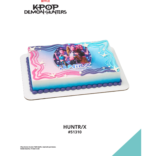 KPop Demon Hunters HUNTR/X The Magic of Cakes® Icing Only Page