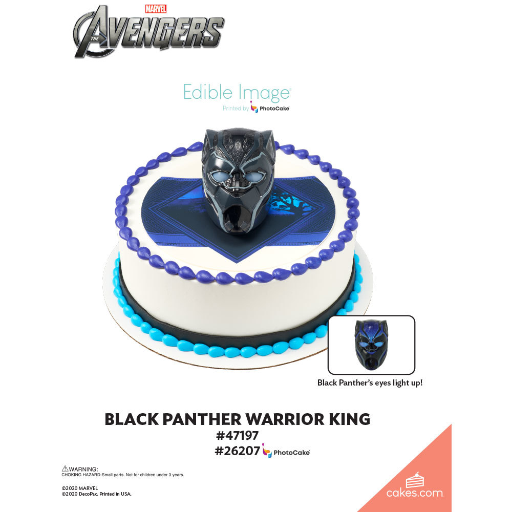 MARVEL Avengers Black Panther Warrior King The Magic of Cakes® Page