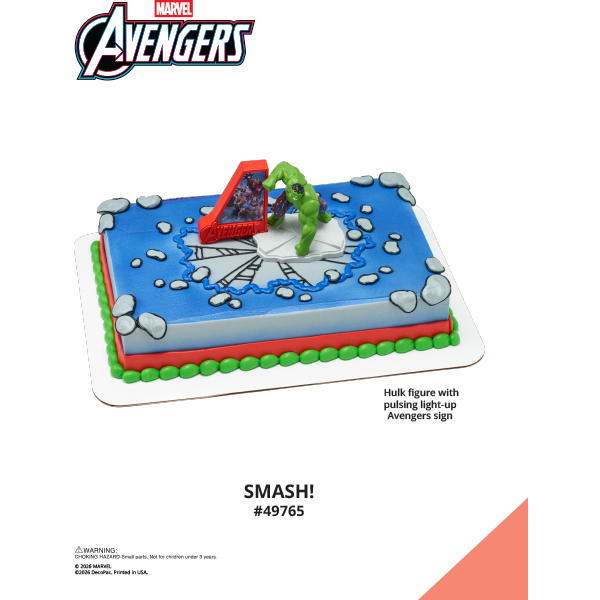 MARVEL Avengers Smash! The Magic of Cakes® Icing Only Page