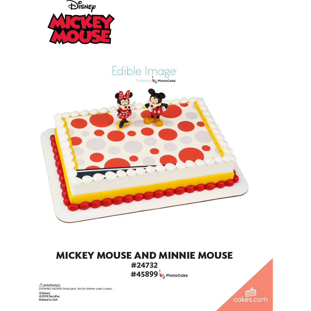Mickey Mouse and Minnie Mouse The Magic of Cakes® Page