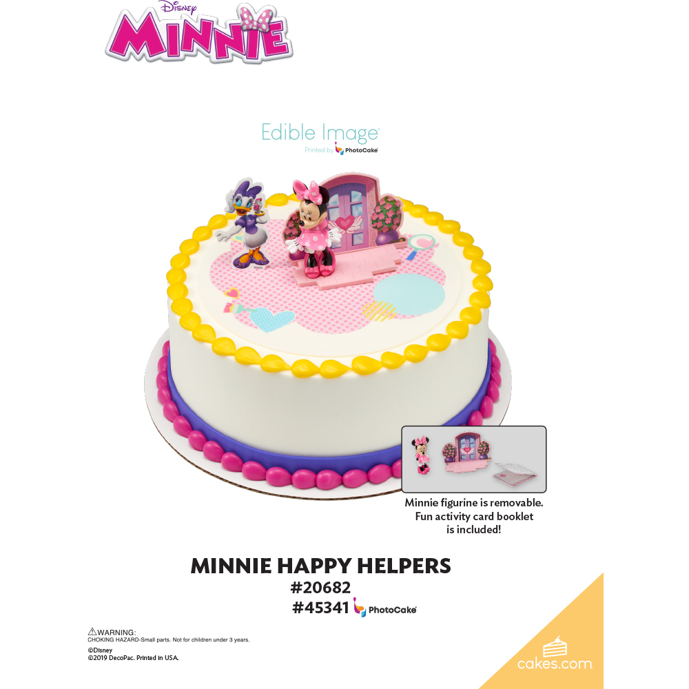 Minnie Mouse Happy Helpers DecoSet® The Magic of Cakes® Page