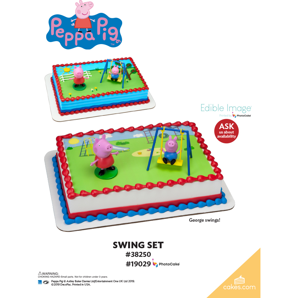 Peppa Pig™ Swing Set The Magic of Cakes® Page