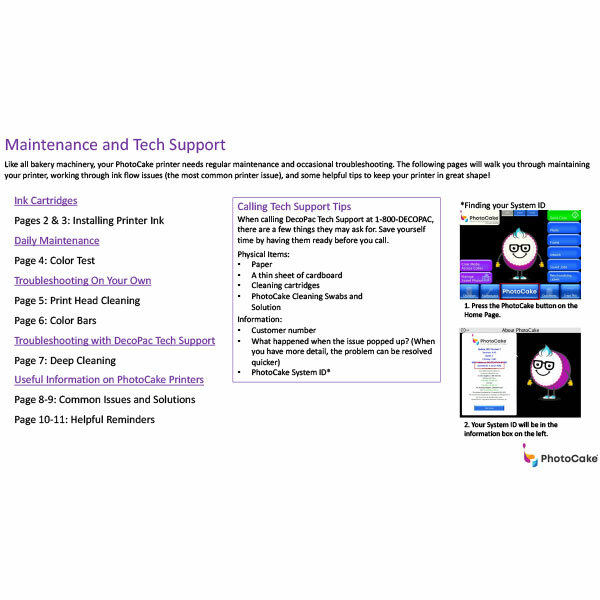 PhotoCake IV Printer Help and Best Practices Guide