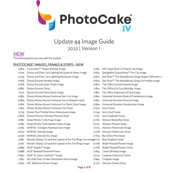 Photo Cake Guide PhotoCake® | DecoPac