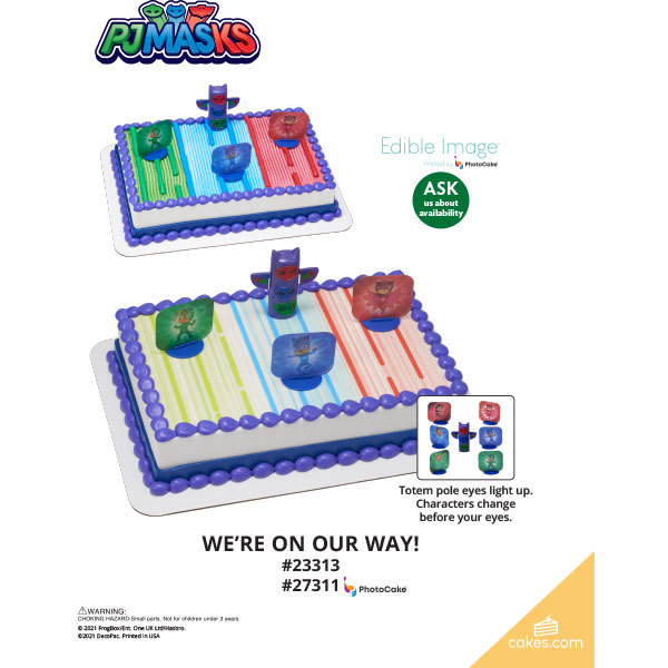PJ Masks We're On Our Way! The Magic of Cakes® Page