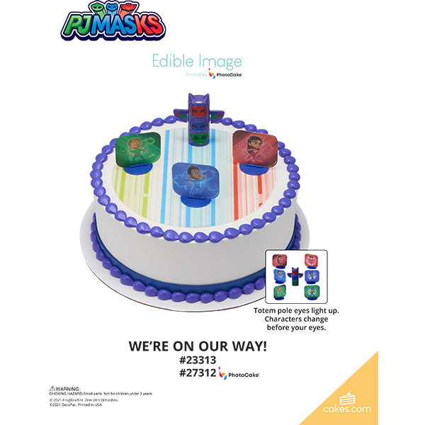 PJ Masks We're On Our Way! The Magic of Cakes® Page