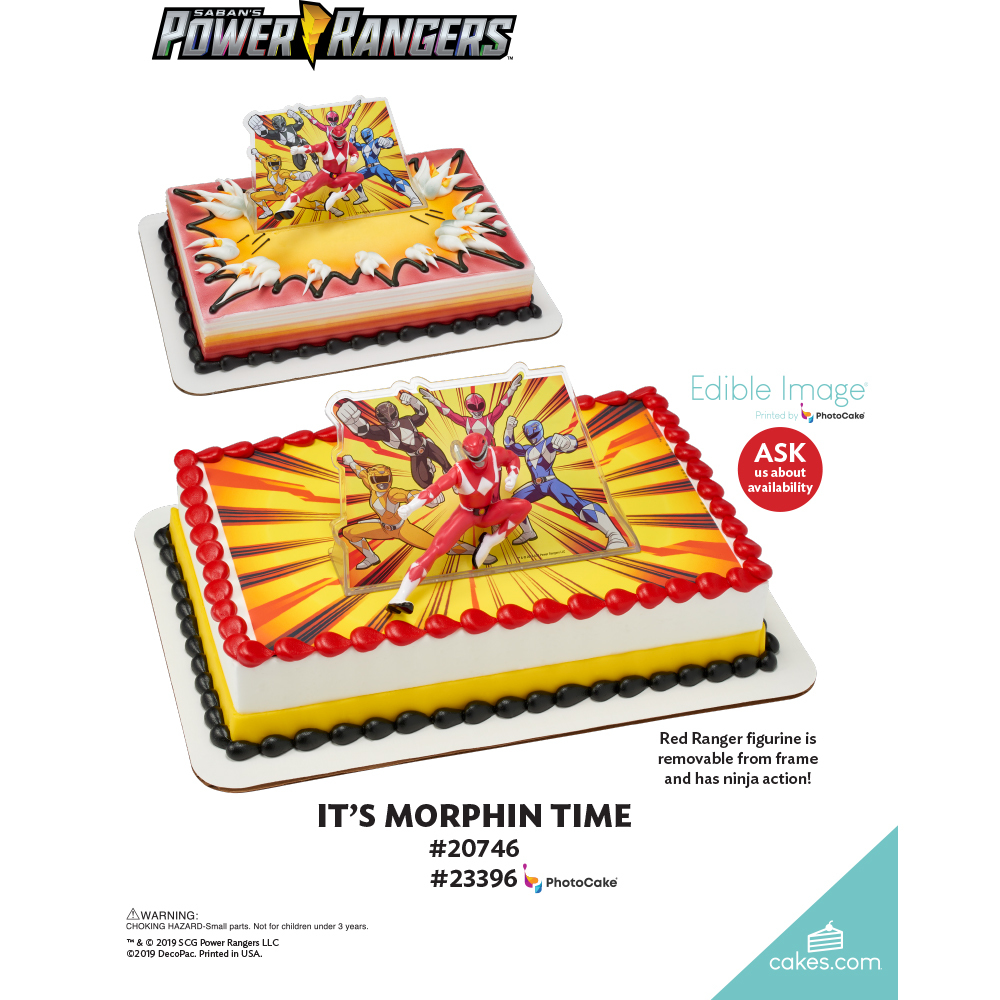 Power Rangers™ It's Morphin Time DecoSet® The Magic of Cakes® Page