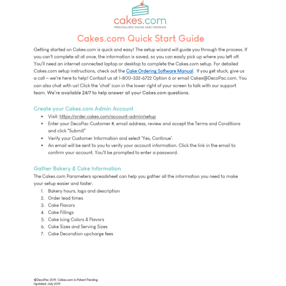 Quick Start Guide | DecoPac