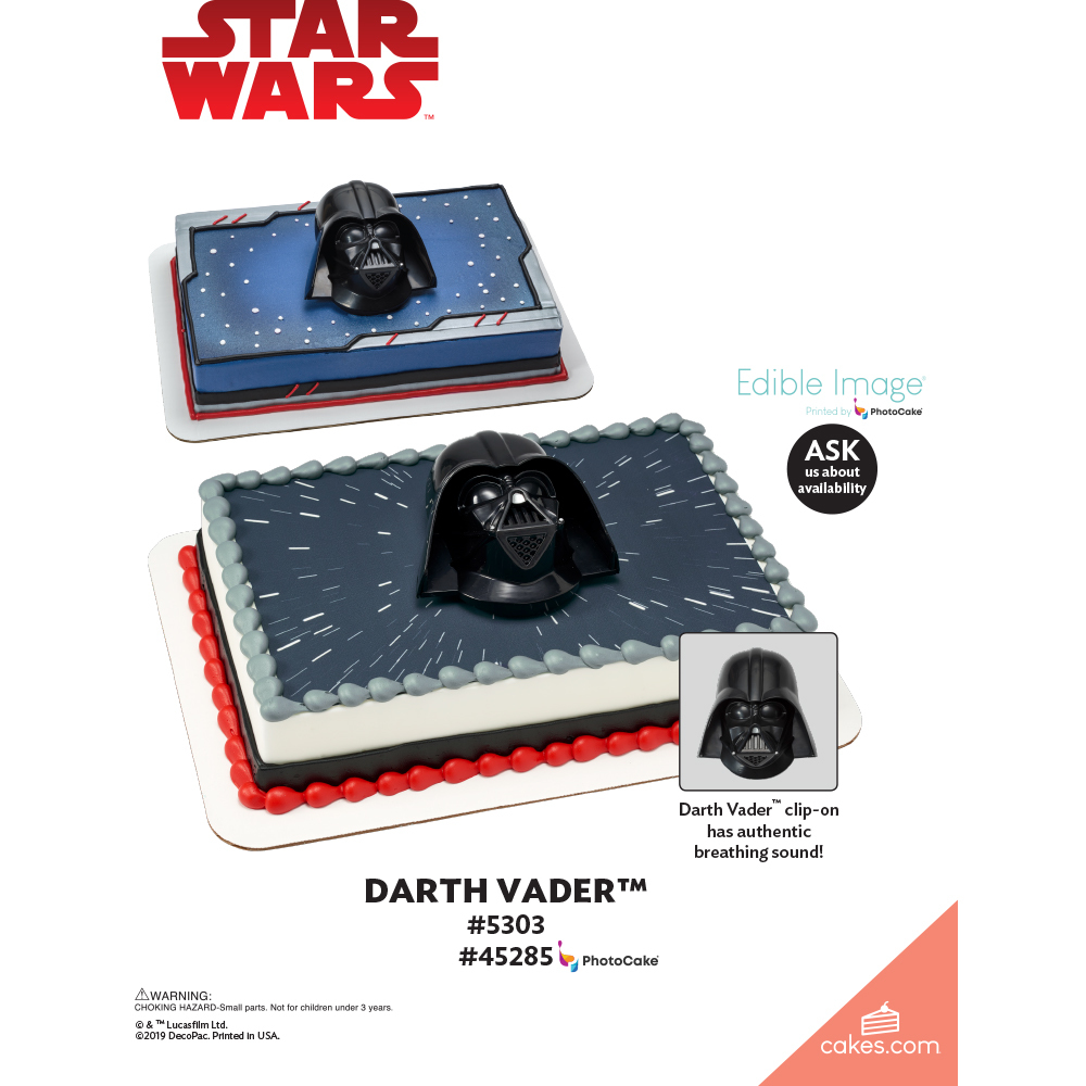 Star Wars™ Darth Vader™ DecoSet® The Magic of Cakes® Page