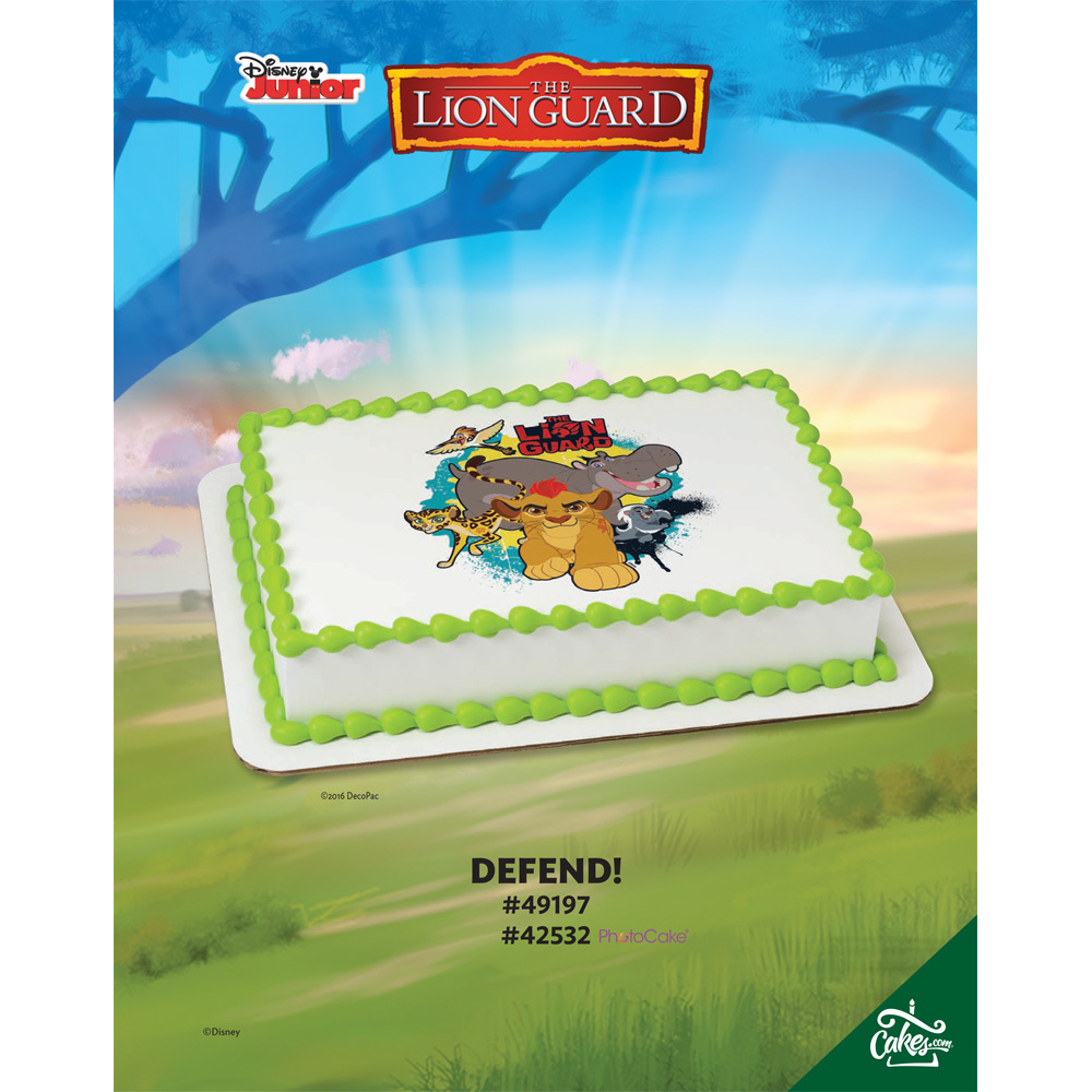 The Lion Guard Defend! Edible Image®/PhotoCake® Image The Magic of Cakes® Page