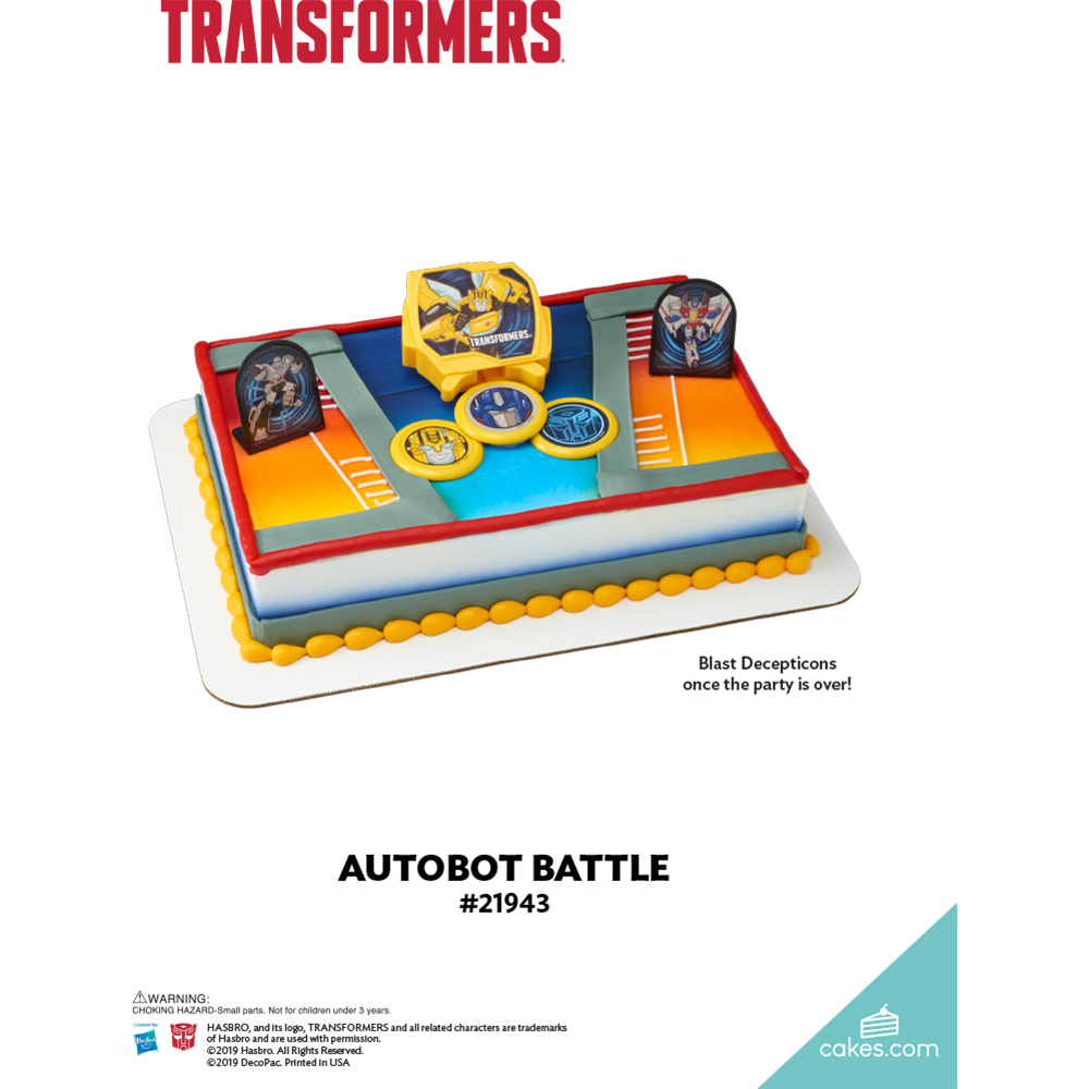 Transformers™ Autobot Battle The Magic of Cakes® Page
