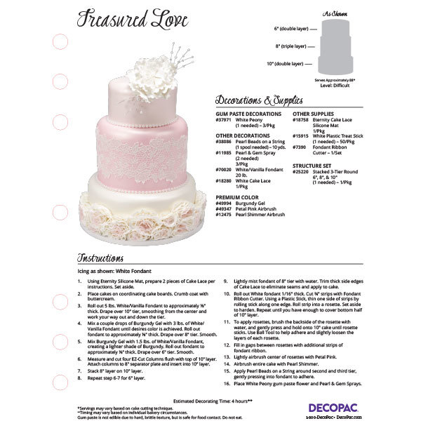 Cake Decorating Instruction Cards | DecoPac