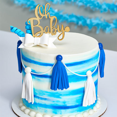 Oh Baby Round Cake Gum Paste