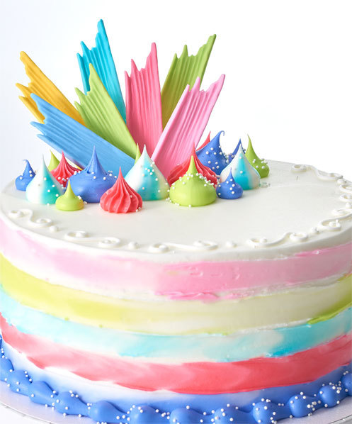 Origami Flowers Cake