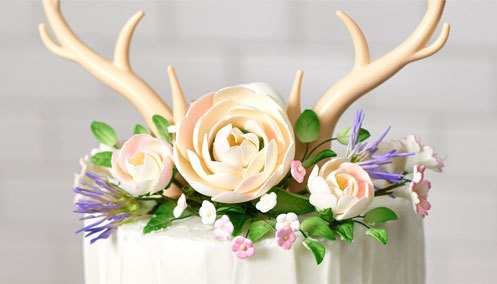 Insider Secrets Stunning Cakes Antler Roses