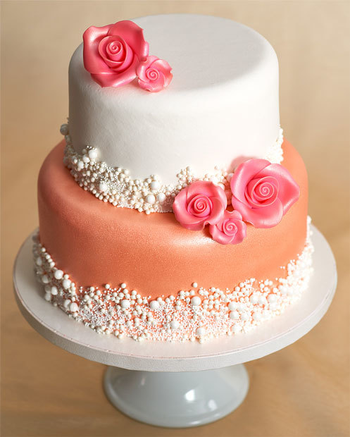 Timesaving Ideas For Elegant Cakes Elegant And Simple Stacked Cake