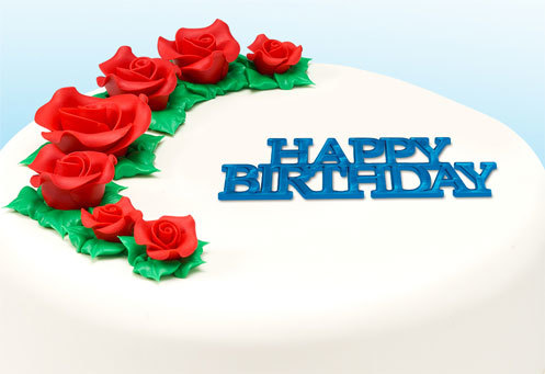 Timesaving Ideas For Elegant Cakes Happy Birthday Roses
