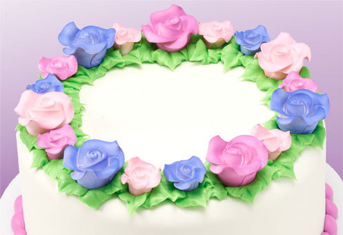 Timesaving Ideas For Elegant Cakes Ring Of Roses