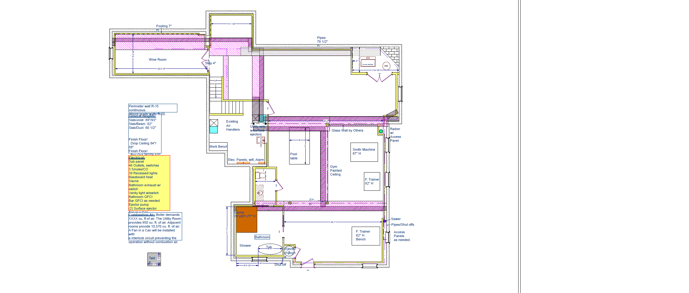 Contemporary Gym Bathroom Design | Decorilla