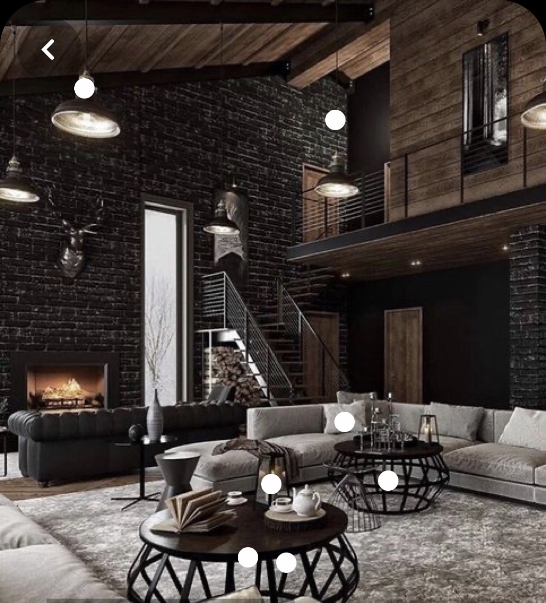 Bright High Ceiling Industrial Home Design | Decorilla