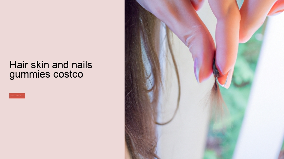 hair skin and nails gummies costco