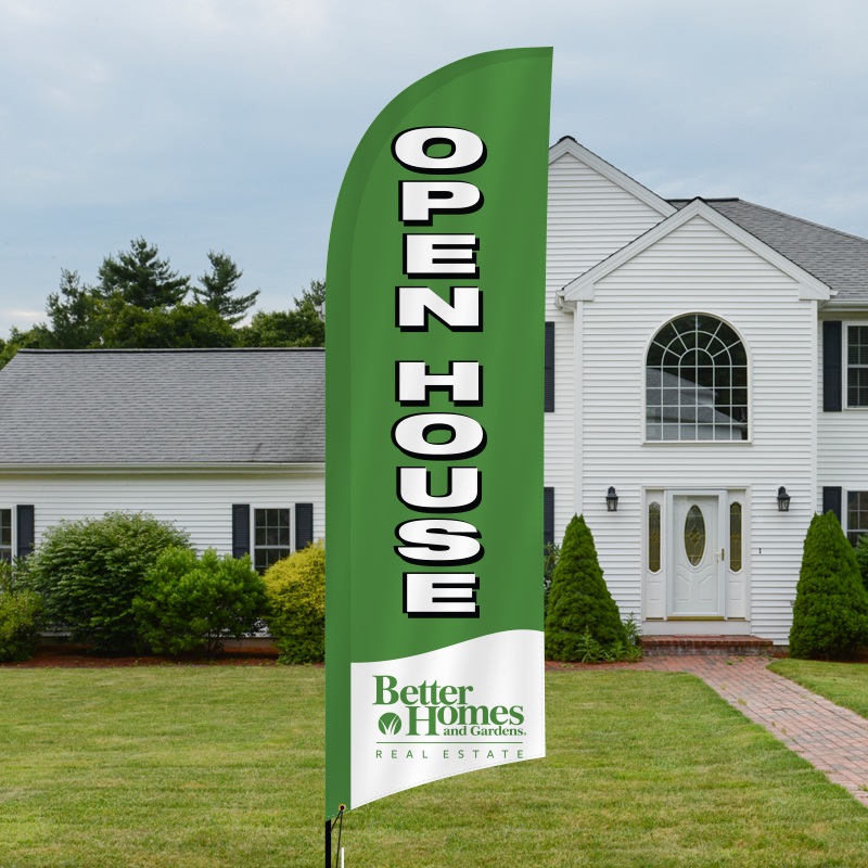 Feather Flags Signs for Better Homes and Gardens® Real Estate Dee Sign