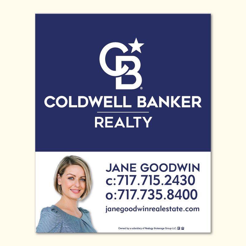 Coldwell Banker Atlanta Agents Model 30X24_L1_PHT_202 in Hanging Sign