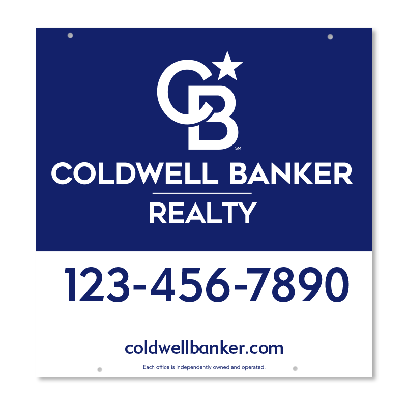 Coldwell Banker Realty Model 25X24_TBW_OF1_235 in Dee Sign®