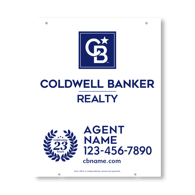 Coldwell Banker Realty Model 30X24_CLW_AGT5_235 in Dee Sign®
