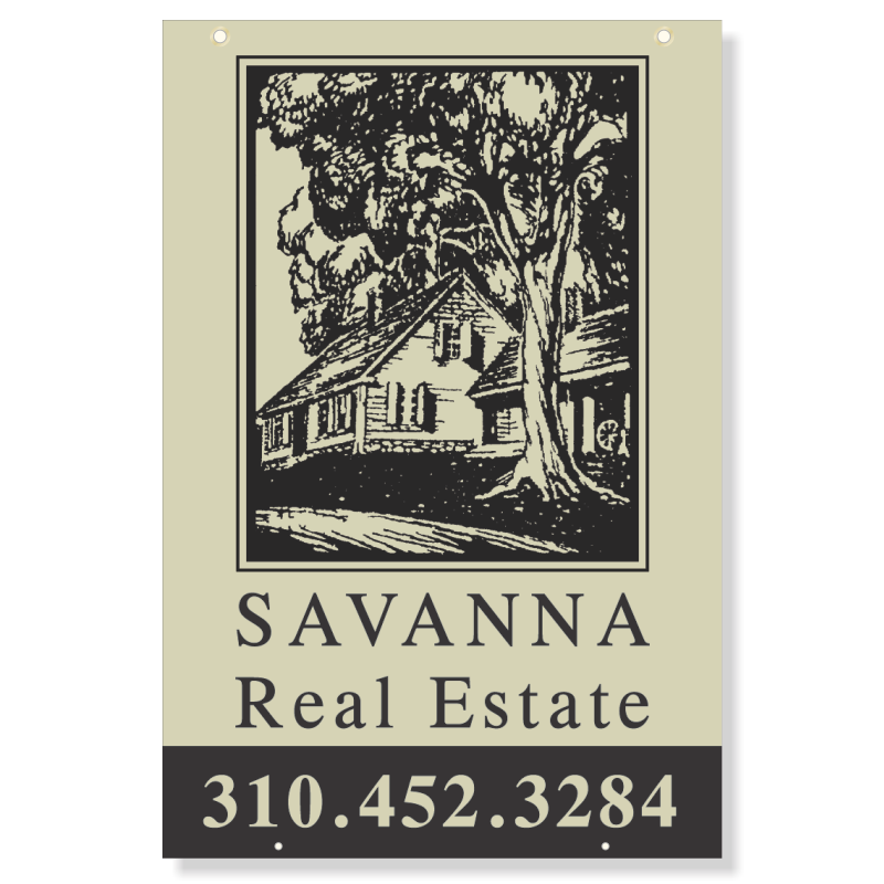 Custom Hanging Real Estate Sign Panels Dee Sign