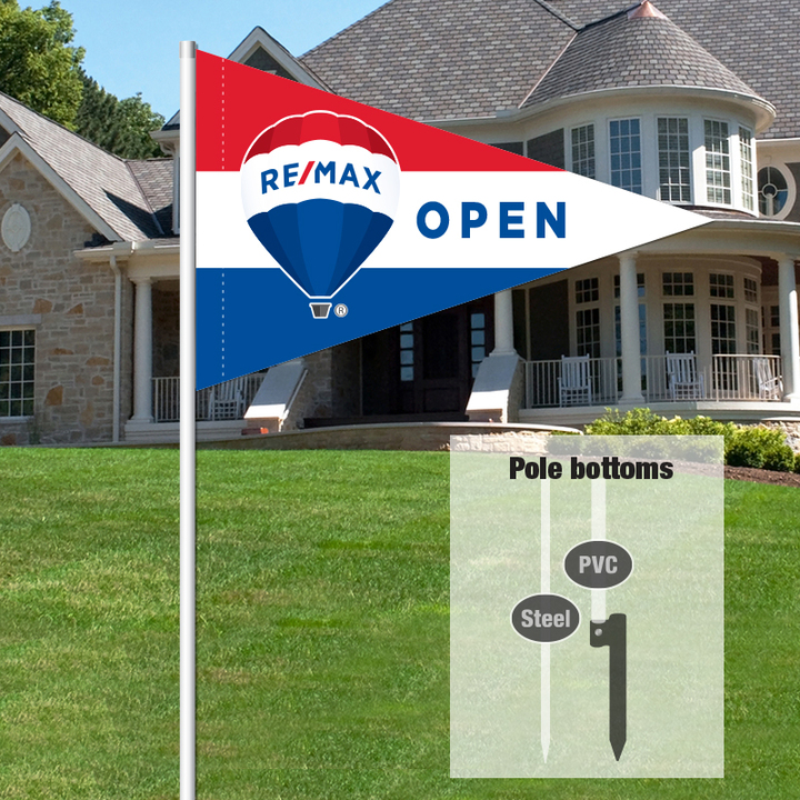 Custom Pennant Flags Signs for REMAX Dee Sign