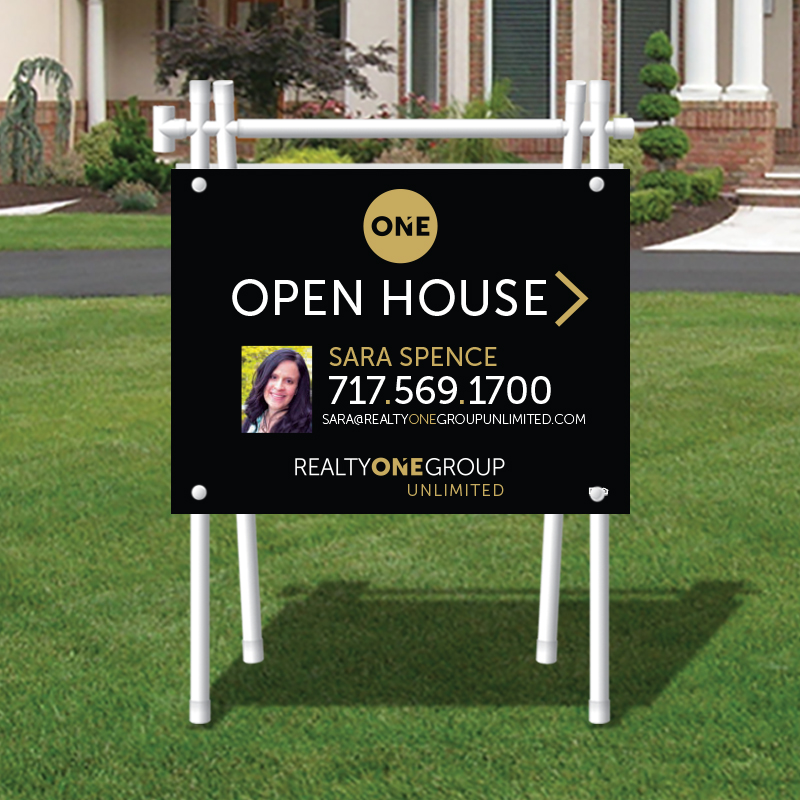 Open House Signs for Realty ONE Group Dee Sign