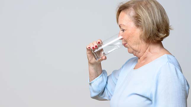 Water drinken
