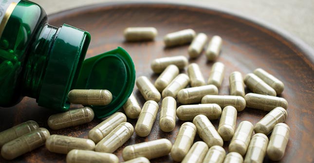 Ginkgo biloba capsules