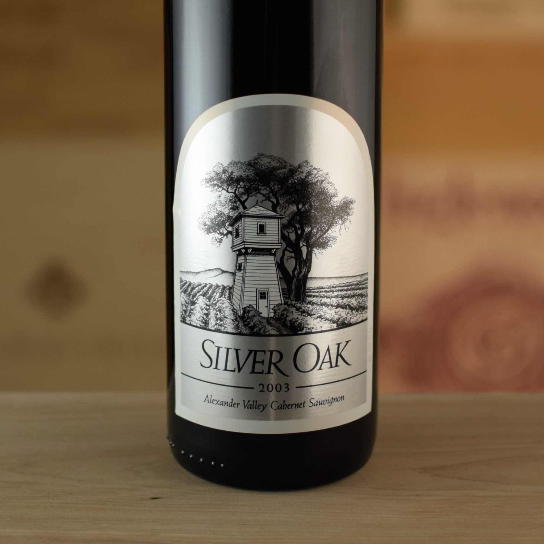 Wine Bottle Silver Oak 2014 Cabernet Sauvignon Silver Oak 2014