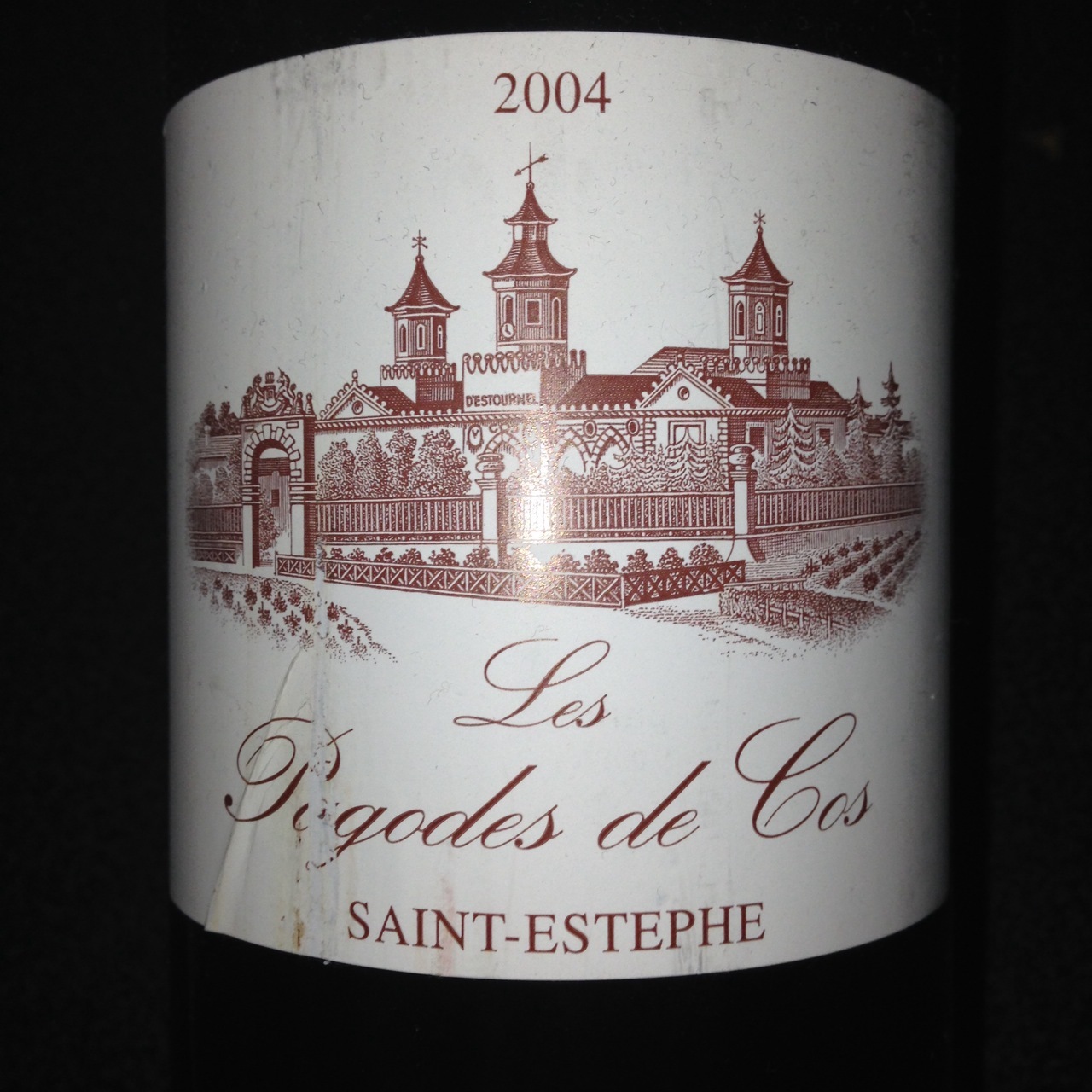 2004 Château Cos d'Estournel Les Pagodes de Cos Saint-Estéphe Red
