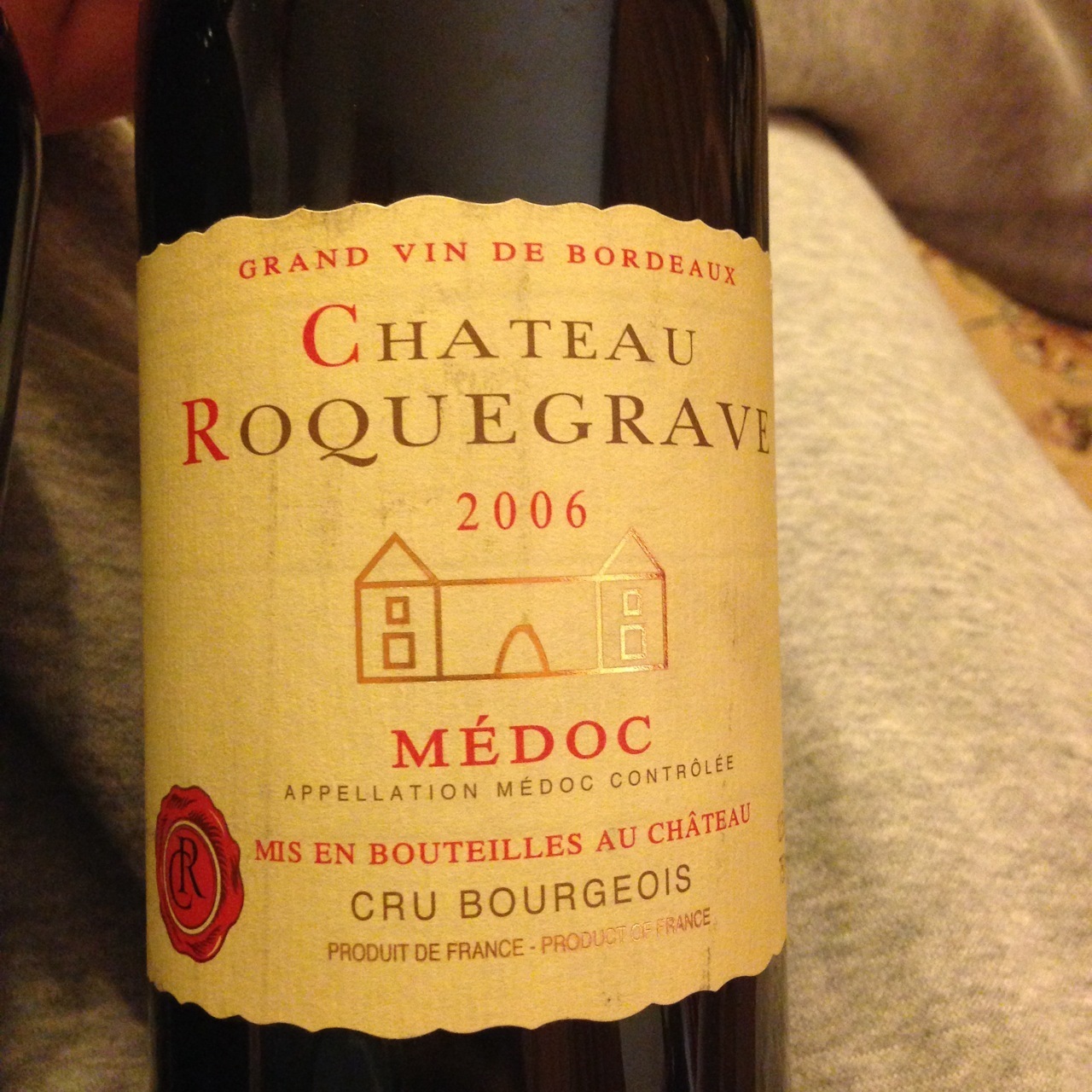 ワイン WILHELMINA Chateau Roquegrave 1990 Château Roquegrave – Géricot – Négociant à Bordeaux depuis 1947
