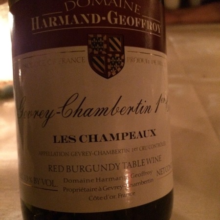 Domaine Harmand-Geoffroy Lavaux Saint-Jacques Gevrey-Chambertin