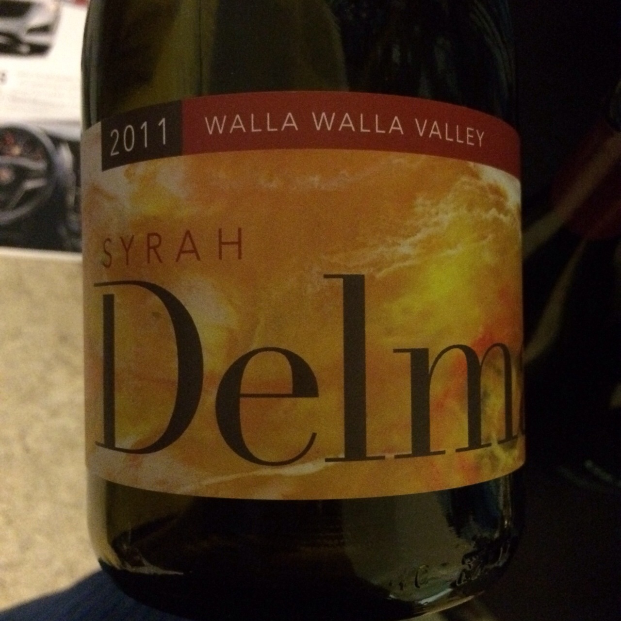 Delmas Wines Walla Walla Valley Syrah