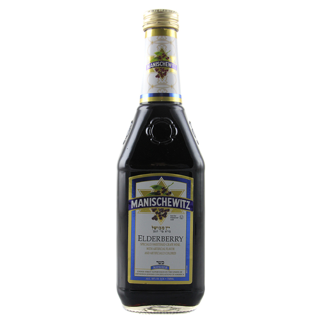 Manischewitz Winery Elderberry Kosher Wine NV Wally's Wine & Spirits