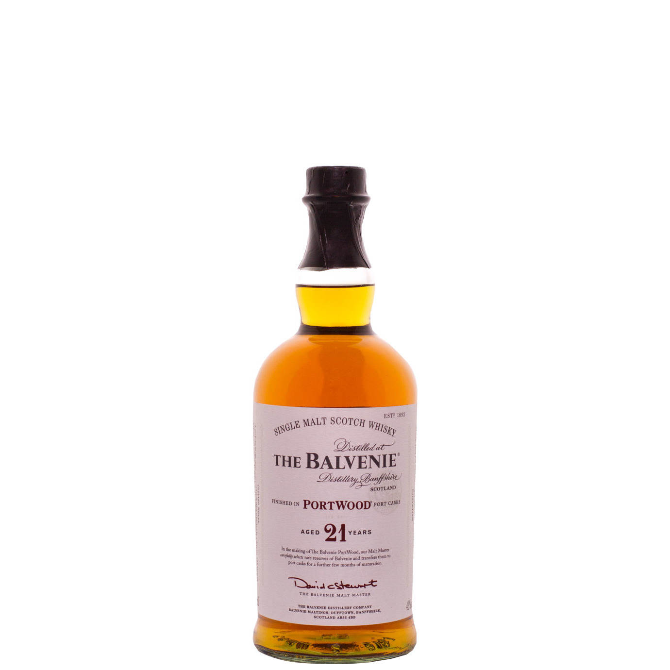 The Balvenie Distillery Single Malt Scotch Aged 21 Years PortWood